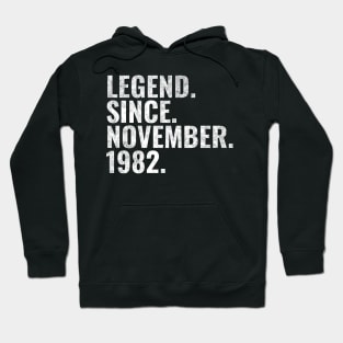 Legend since November 1982 Birthday Shirt Happy Birthday Shirts Hoodie